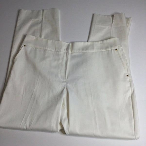 Vintage Simonton Says White Pull On Capri Dress Pants Size 10