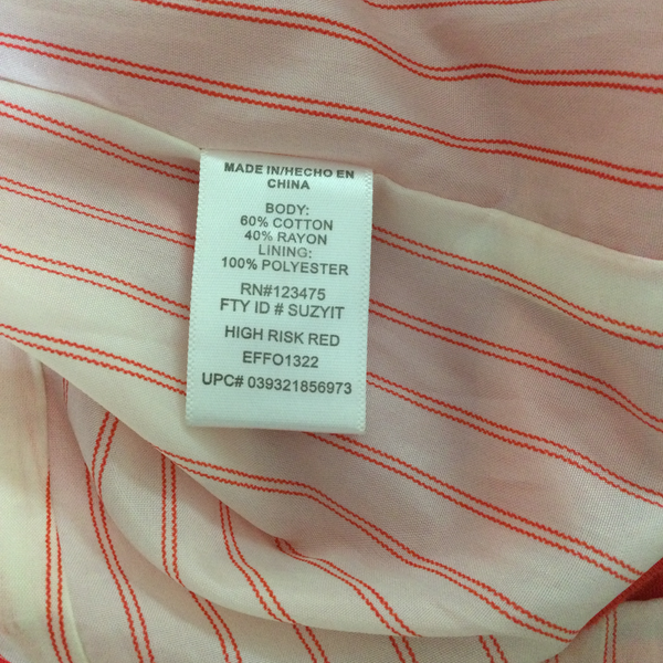 Company Ellen Tracy Coral Red Blazer Size Medium