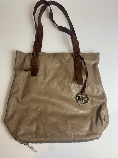 Michael Kors Tan Leather Tote Bag