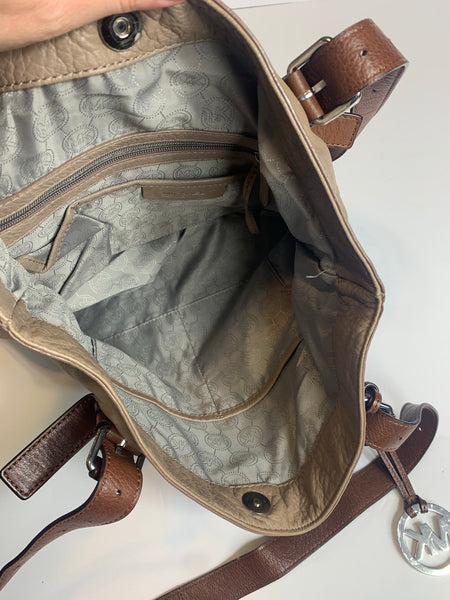 Michael Kors Tan Leather Tote Bag