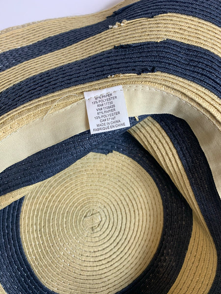 Target Blue Striped Floppy Beach Hat