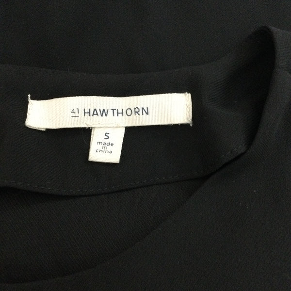41 Hawthorn Black Long Sleeve Blouse Size Small