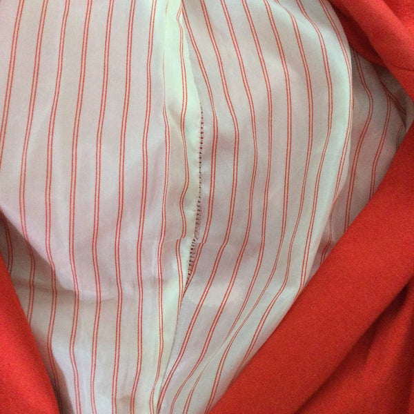 Company Ellen Tracy Coral Red Blazer Size Medium