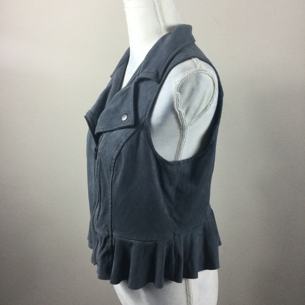 Lauren Conrad Faux Suede Gray Vest