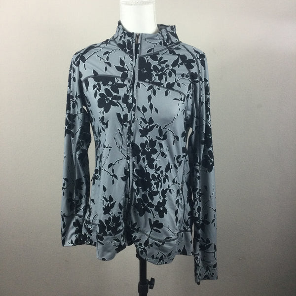 Gap Fit Full Zip Floral Jacket Large