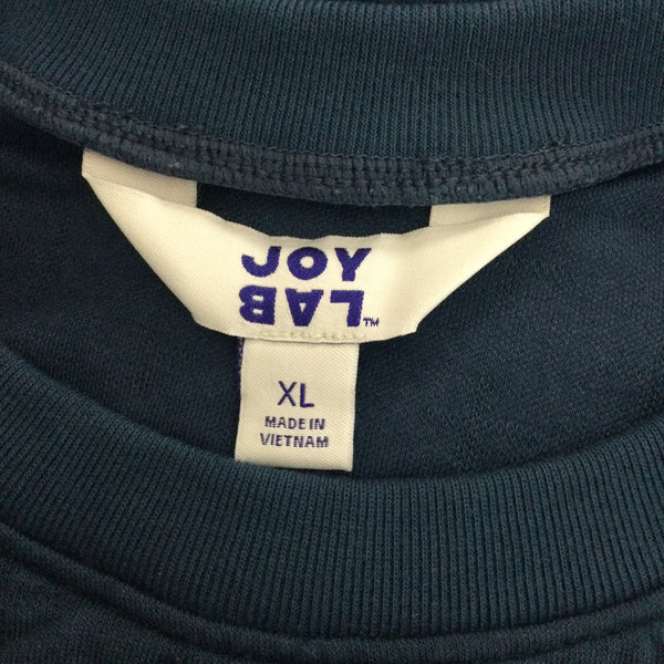 Joy Lab Blue Quilted Sleeveless Sweatshirt XL