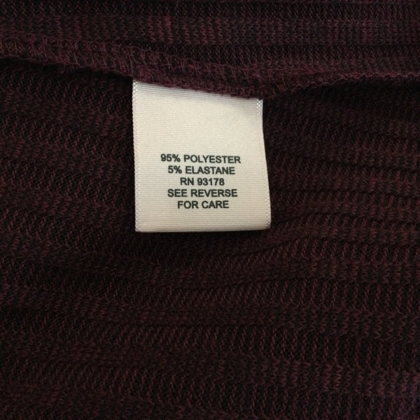 Philosophy Maroon Long Sleeve Knit Dress