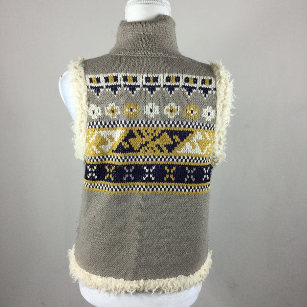 Rachel Roy Nordic Knit Zip Vest