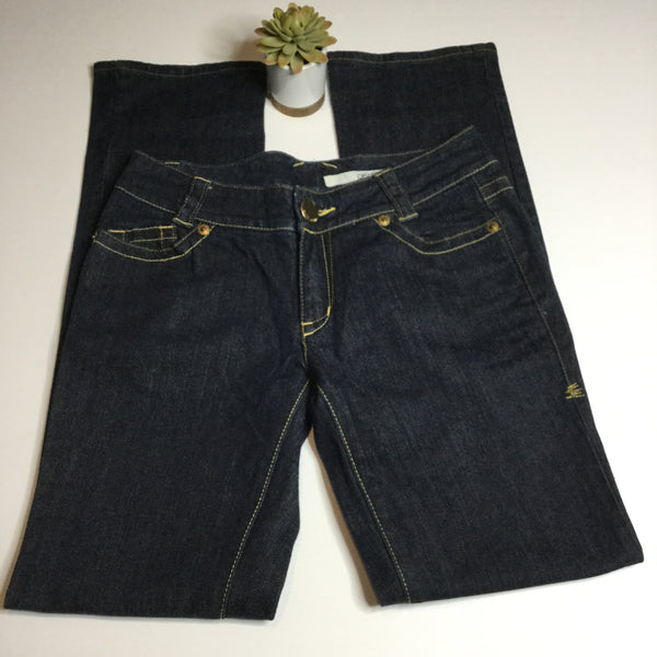DKNY dark wash flare jeans