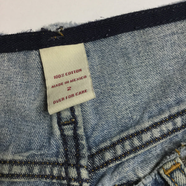 Abercrombie & Fitch raw edge jean shorts