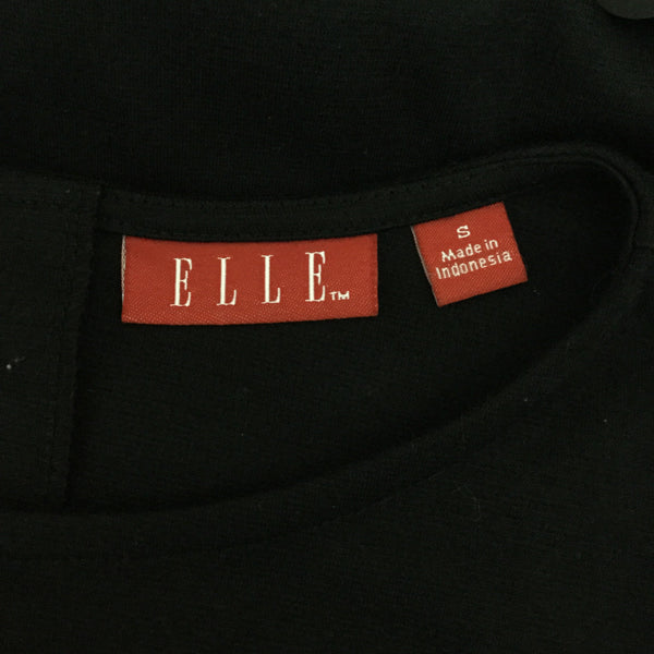 Elle black sleeveless embellished dress