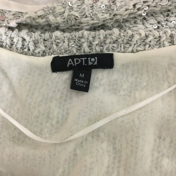 Apt. 9 gray shimmer sweater