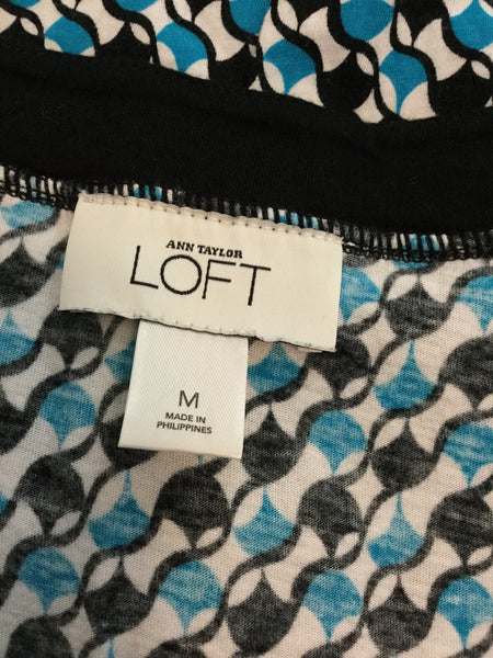 Ann Taylor Loft Geometric Tank Top