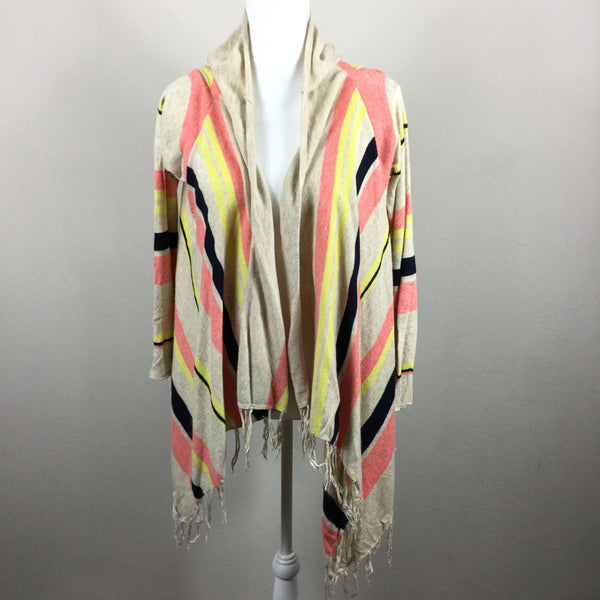 Vroom By Joy Han Multi Color Fringe Shrug Sweater
