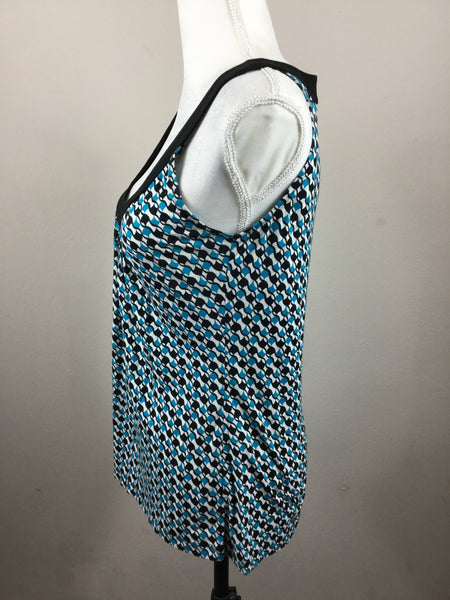 Ann Taylor Loft Geometric Tank Top