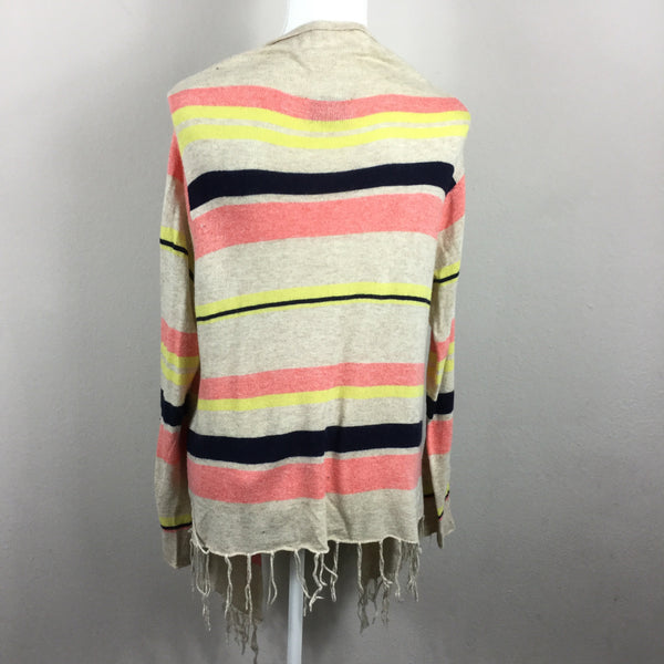 Vroom By Joy Han Multi Color Fringe Shrug Sweater