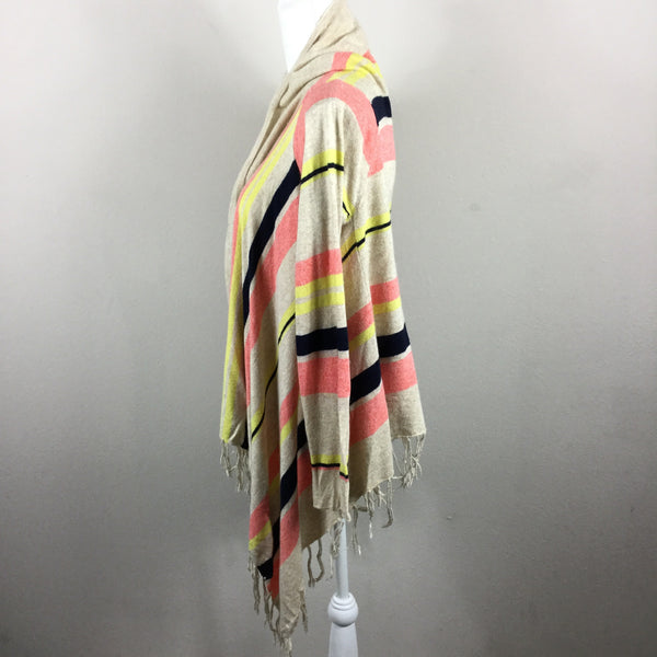 Vroom By Joy Han Multi Color Fringe Shrug Sweater