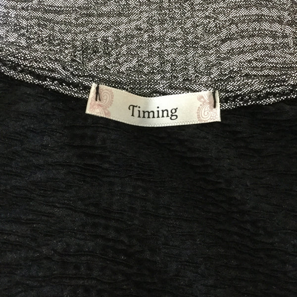 Timing Silver Shimmer Tank Top