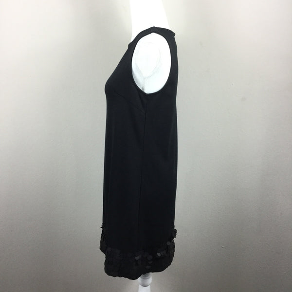 Elle black sleeveless embellished dress