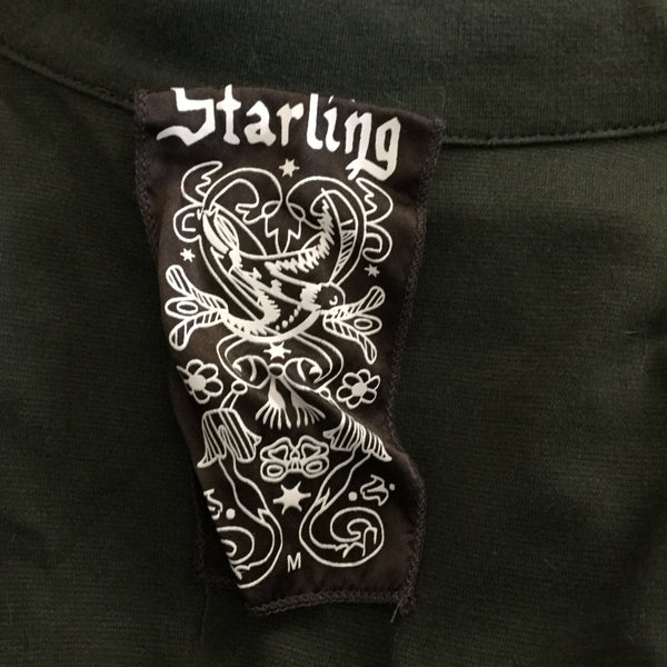 Starling military sweatshirt jacket