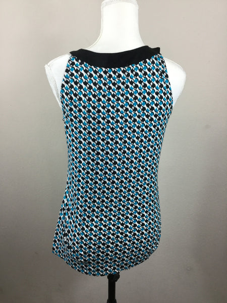 Ann Taylor Loft Geometric Tank Top