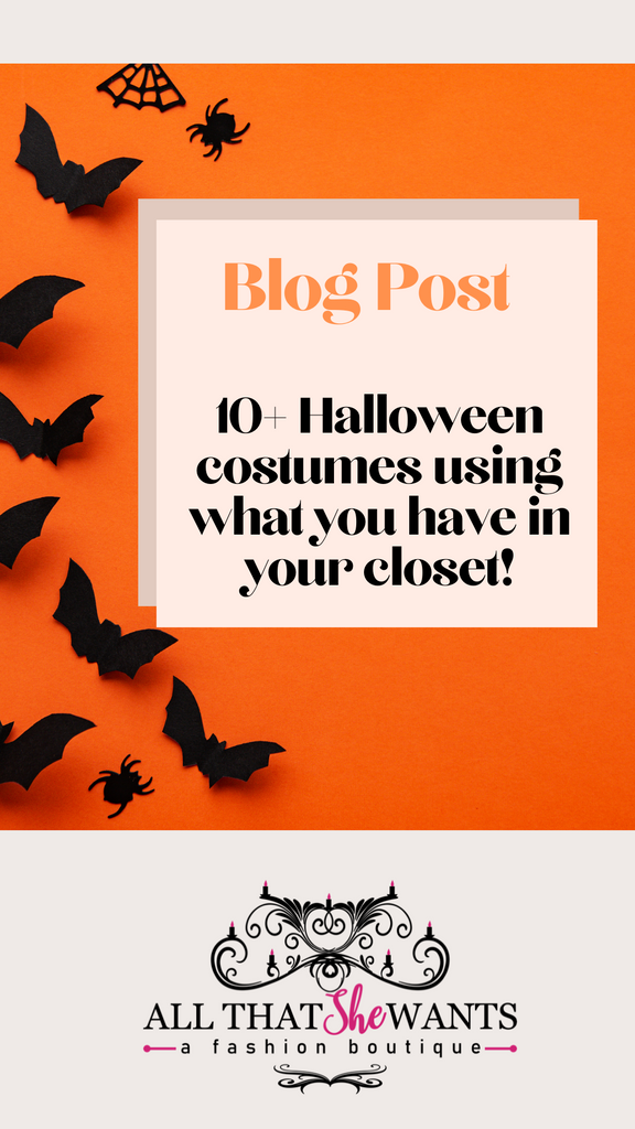 10+ Halloween Costume Ideas from what's in your closet!