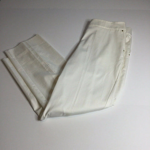 Vintage Simonton Says White Pull On Capri Dress Pants Size 10