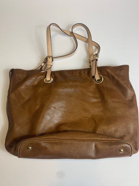 Michael Kors Brown Soft Leather Shoulder Bag
