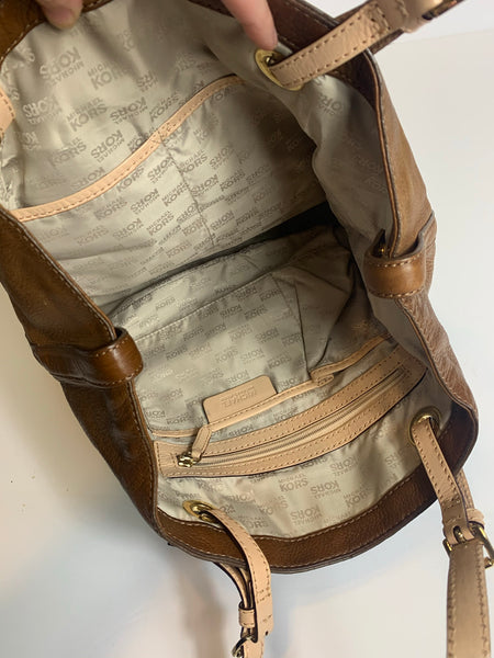 Michael Kors Brown Soft Leather Shoulder Bag