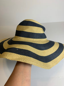 Target Blue Striped Floppy Beach Hat