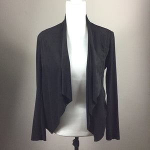 Kut From The Kloth Black Faux Suede Shrug Top