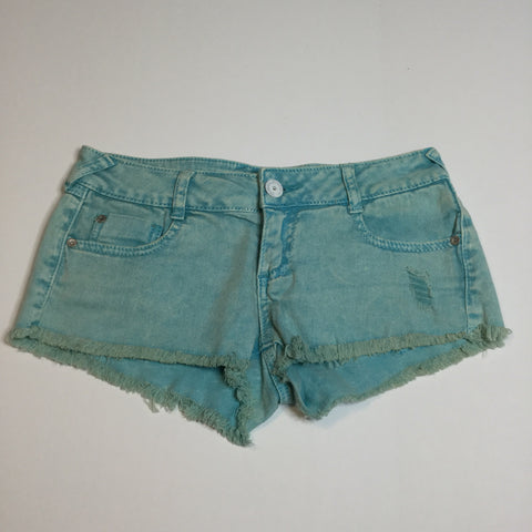 Almost Famous Blue Cut Off Shorts
