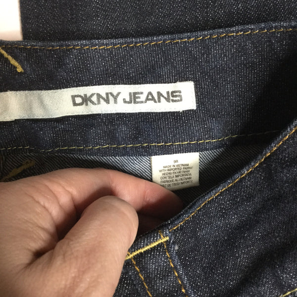 DKNY dark wash flare jeans