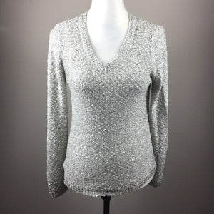 Apt. 9 gray shimmer sweater