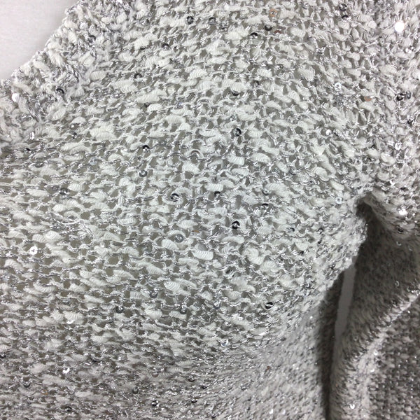 Apt. 9 gray shimmer sweater